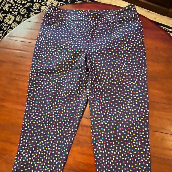 Pretty Polka Dots Slimstation Capris Size 16 Like New! - Picture 2 of 3